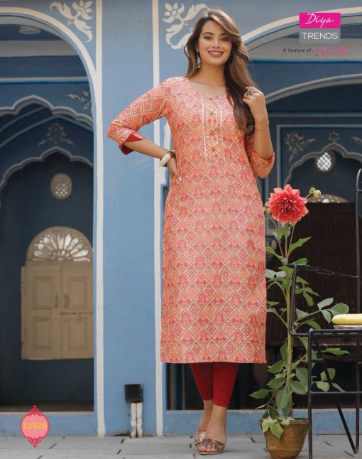 Diya Trends Gardencity Vol 12 by Kajal Style Kurti Wholesale Catalog 20 Pcs 20 510x646 - Diya Trends Gardencity Vol 12 by Kajal Style Kurti Wholesale Catalog 20 Pcs