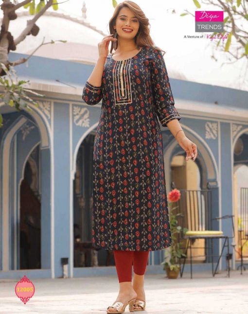 Diya Trends Gardencity Vol 12 by Kajal Style Kurti Wholesale Catalog 20 Pcs 5 510x646 - Diya Trends Gardencity Vol 12 by Kajal Style Kurti Wholesale Catalog 20 Pcs