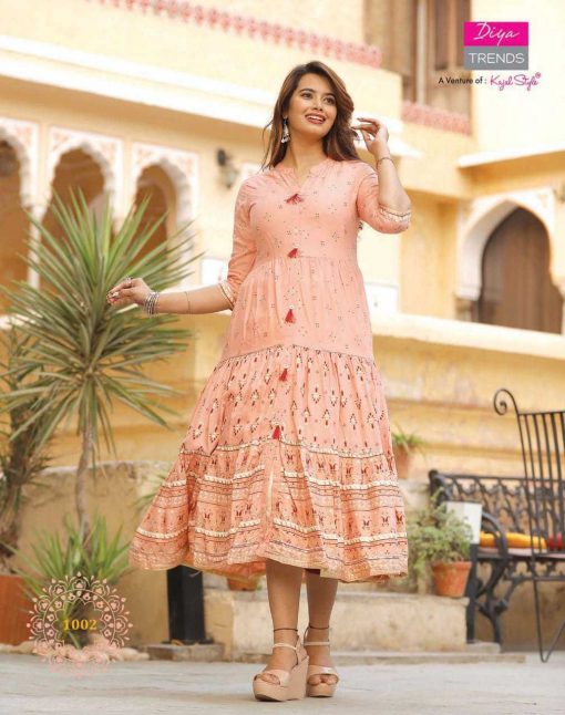 Diya Trends Groom Vol 1 by Kajal Style Kurti Wholesale Catalog 12 Pcs 4 510x646 - Diya Trends Groom Vol 1 by Kajal Style Kurti Wholesale Catalog 12 Pcs