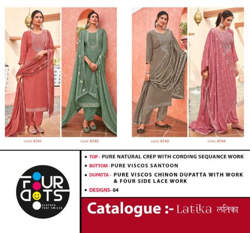 Four Dots Latika by Kessi Salwar Suit Wholesale Catalog 4 Pcs 8 510x475 - Four Dots Latika by Kessi Salwar Suit Wholesale Catalog 4 Pcs