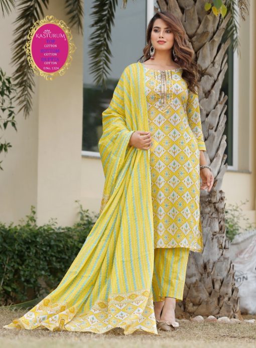 Kasturam Vol 13 D by Kajal Style Kurti with Dupatta Bottom Wholesale Catalog 5 Pcs 4 510x695 - Kasturam Vol 13 D by Kajal Style Kurti with Dupatta Bottom Wholesale Catalog 5 Pcs