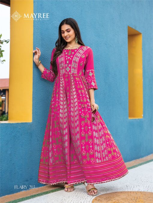 Mayree India Flairy Vol 2 Kurti Wholesale Catalog 6 Pcs 5 510x675 - Mayree India Flairy Vol 2 Kurti Wholesale Catalog 6 Pcs