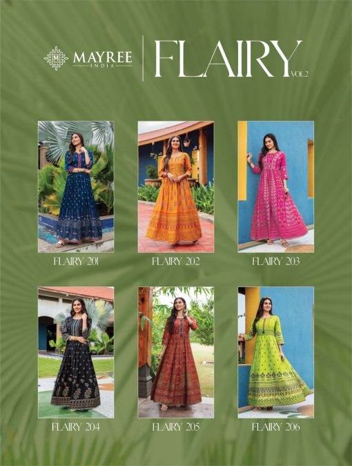 Mayree India Flairy Vol 2 Kurti Wholesale Catalog 6 Pcs 8 510x675 - Mayree India Flairy Vol 2 Kurti Wholesale Catalog 6 Pcs