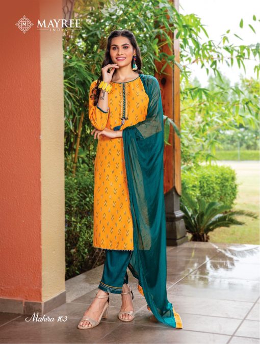 Mayree India Mahira Vol 1 Kurti with Dupatta Bottom Wholesale Catalog 8 Pcs 10 510x675 - Mayree India Mahira Vol 1 Kurti with Dupatta Bottom Wholesale Catalog 8 Pcs