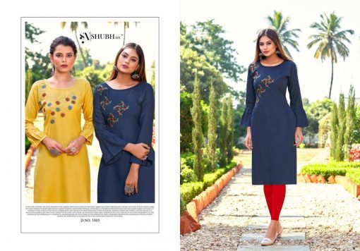 Shubh NX Dinnar Kurti Wholesale Catalog 10 Pcs 5 510x356 - Shubh NX Dinnar Kurti Wholesale Catalog 10 Pcs