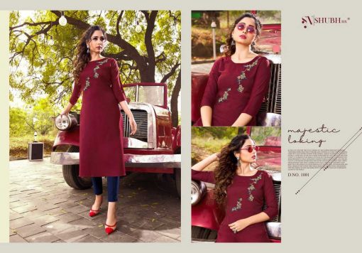 Shubh NX Poshak Vol 3 Kurti Wholesale Catalog 9 Pcs 1 510x356 - Shubh NX Poshak Vol 3 Kurti Wholesale Catalog 9 Pcs