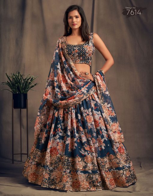 Tejaswee Floral Vol 2 Lehenga Choli Wholesale Catalog 9 Pcs 4 510x653 - Tejaswee Floral Vol 2 Lehenga Choli Wholesale Catalog 9 Pcs