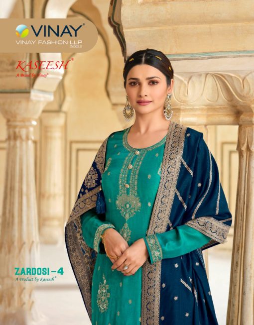 Vinay Kaseesh Zardosi Vol 4 Salwar Suit Wholesale Catalog 6 Pcs 11 510x653 - Vinay Kaseesh Zardosi Vol 4 Salwar Suit Wholesale Catalog 6 Pcs