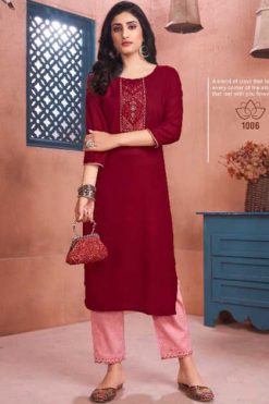 Vitara Lotus Vol 2 Kurti with Pant Wholesale Catalog 6 Pcs