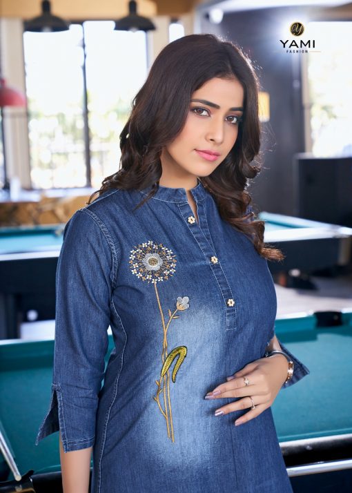 Yami Fashion Vibes Denim Kurti Wholesale Catalog 9 Pcs 14 1 510x714 - Yami Fashion Vibes Denim Kurti Wholesale Catalog 9 Pcs