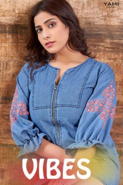 Yami Fashion Vibes Denim Kurti Wholesale Catalog 9 Pcs