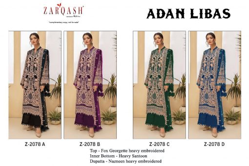 Zarqash Adan Libas Z 2078 by Khayyira Salwar Suit Wholesale Catalog 4 Pcs 10 510x340 - Zarqash Adan Libas Z 2078 by Khayyira Salwar Suit Wholesale Catalog 4 Pcs