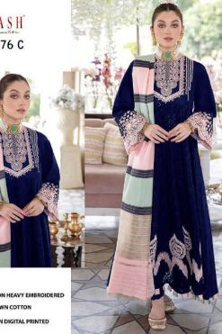 Zarqash Noor Jahan Z 2076 by Khayyira Salwar Suit Wholesale Catalog 5 Pcs