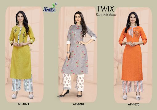 Alishka Twix Kurti with Palazzo Wholesale Catalog 3 Pcs 5 510x360 - Alishka Twix Kurti with Palazzo Wholesale Catalog 3 Pcs