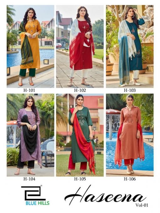 Blue Hills Haseena Vol 1 Kurti with Dupatta Bottom Wholesale Catalog 6 Pcs 8 510x680 - Blue Hills Haseena Vol 1 Kurti with Dupatta Bottom Wholesale Catalog 6 Pcs