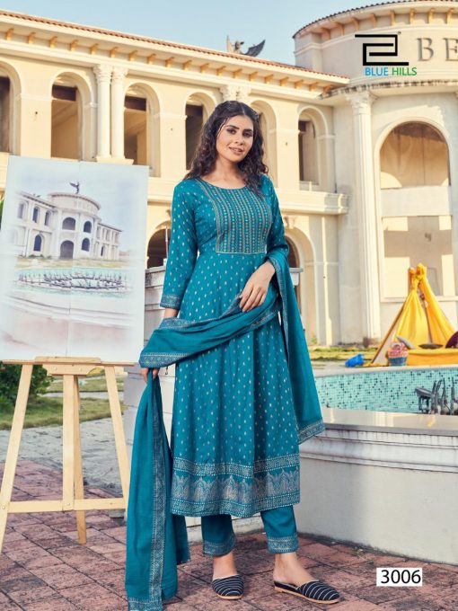 Blue Hills Manika Mage Hithe Vol 3 Kurti with Dupatta Bottom Wholesale Catalog 8 Pcs 8 510x680 - Blue Hills Manika Mage Hithe Vol 3 Kurti with Dupatta Bottom Wholesale Catalog 8 Pcs