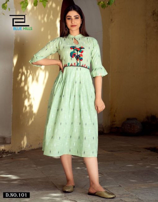 Blue Hills Sugar Kurti Wholesale Catalog 5 Pcs 1 510x650 - Blue Hills Sugar Kurti Wholesale Catalog 5 Pcs