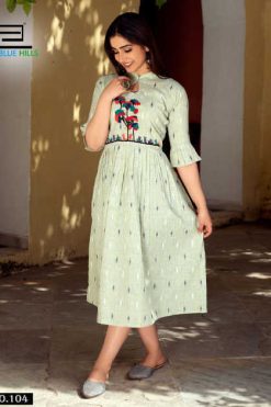 Blue Hills Sugar Kurti Wholesale Catalog 5 Pcs