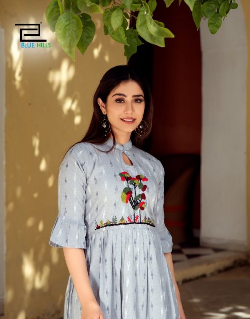 Blue Hills Sugar Kurti Wholesale Catalog 5 Pcs 3 510x650 - Blue Hills Sugar Kurti Wholesale Catalog 5 Pcs