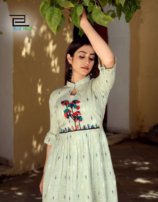 Blue Hills Sugar Kurti Wholesale Catalog 5 Pcs 4 510x650 - Blue Hills Sugar Kurti Wholesale Catalog 5 Pcs