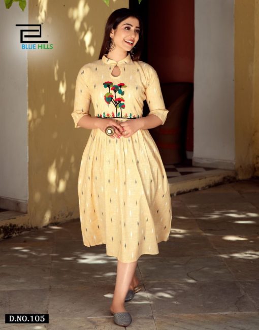 Blue Hills Sugar Kurti Wholesale Catalog 5 Pcs 5 510x650 - Blue Hills Sugar Kurti Wholesale Catalog 5 Pcs