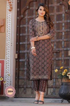 Diya Trends Cotton Candy Vol 2 by Kajal Style Kurti with Pant Wholesale Catalog 14 Pcs