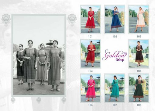 Golden Group Kurti Wholesale Catalog 8 Pcs 12 510x364 - Golden Group Kurti Wholesale Catalog 8 Pcs