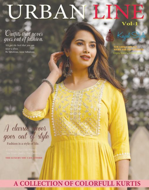 Kajal Style Urban Line Vol 1 Kurti Wholesale Catalog 10 Pcs 1 510x648 - Kajal Style Urban Line Vol 1 Kurti Wholesale Catalog 10 Pcs