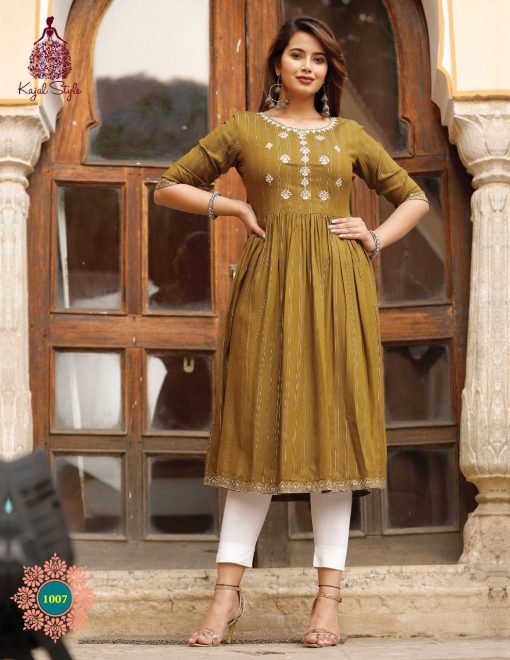 Kajal Style Urban Line Vol 1 Kurti Wholesale Catalog 10 Pcs 11 510x660 - Kajal Style Urban Line Vol 1 Kurti Wholesale Catalog 10 Pcs