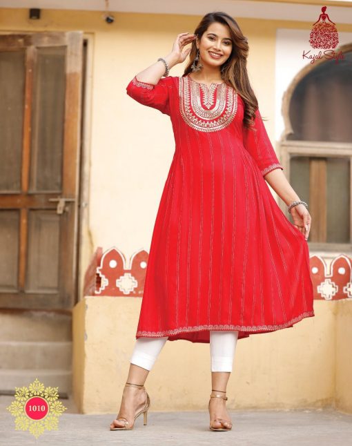 Kajal Style Urban Line Vol 1 Kurti Wholesale Catalog 10 Pcs 17 510x646 - Kajal Style Urban Line Vol 1 Kurti Wholesale Catalog 10 Pcs