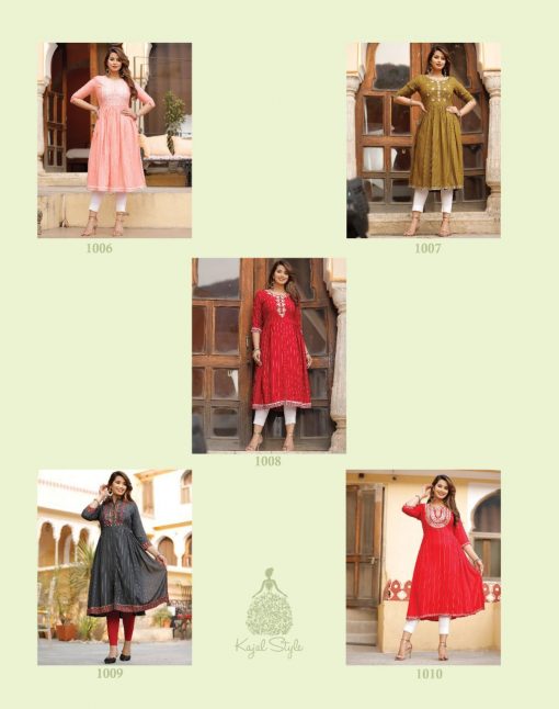 Kajal Style Urban Line Vol 1 Kurti Wholesale Catalog 10 Pcs 19 510x646 - Kajal Style Urban Line Vol 1 Kurti Wholesale Catalog 10 Pcs