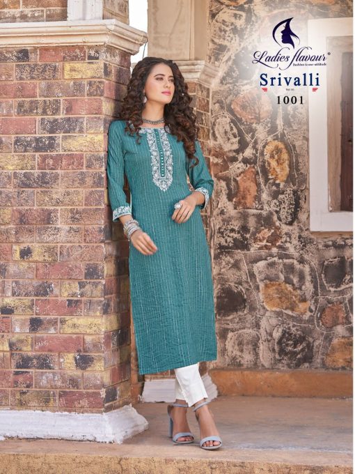 Ladies Flavour Srivalli Kurti Wholesale Catalog 6 Pcs 3 510x680 - Ladies Flavour Srivalli Kurti Wholesale Catalog 6 Pcs