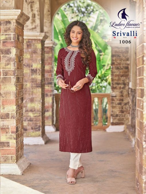 Ladies Flavour Srivalli Kurti Wholesale Catalog 6 Pcs 9 510x680 - Ladies Flavour Srivalli Kurti Wholesale Catalog 6 Pcs