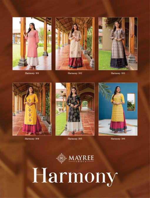 Mayree India Harmony Kurti with Skirt Wholesale Catalog 6 Pcs 12 510x675 - Mayree India Harmony Kurti with Skirt Wholesale Catalog 6 Pcs