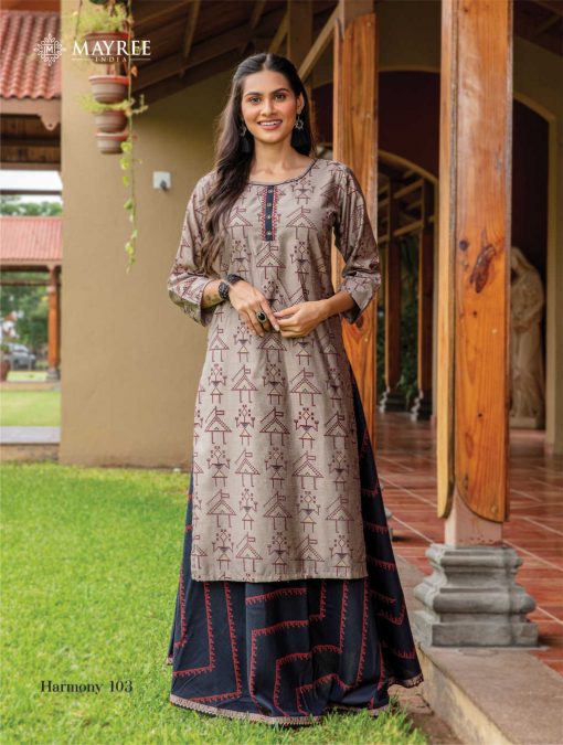Mayree India Harmony Kurti with Skirt Wholesale Catalog 6 Pcs 8 510x675 - Mayree India Harmony Kurti with Skirt Wholesale Catalog 6 Pcs