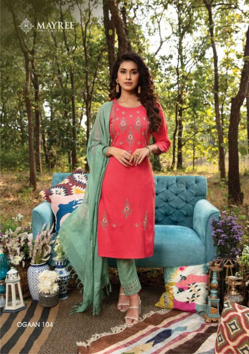 Mayree India Ogaan Kurti with Dupatta Bottom Wholesale Catalog 8 Pcs 3 510x725 - Mayree India Ogaan Kurti with Dupatta Bottom Wholesale Catalog 8 Pcs