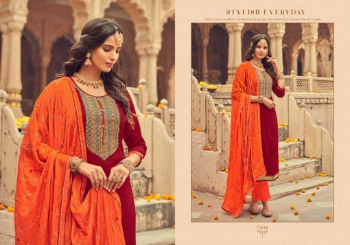 Panch Ratna Ajrakh by Kessi Salwar Suit Wholesale Catalog 5 Pcs 6 510x357 - Panch Ratna Ajrakh by Kessi Salwar Suit Wholesale Catalog 5 Pcs