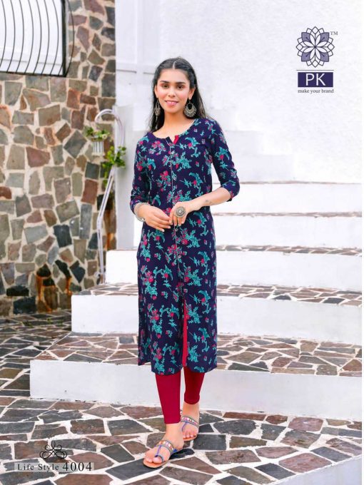 Pk Life style Vol 4 Kurti Wholesale Catalog 20 Pcs 10 510x680 - Pk Life style Vol 4 by Aradhna Kurti Wholesale Catalog 20 Pcs