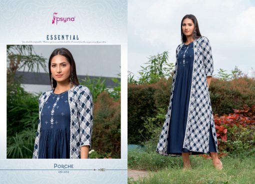 Psyna Porche Vol 4 Kurti with Shrug Wholesale Catalog 8 Pcs 4 510x369 - Psyna Porche Vol 4 Kurti with Shrug Wholesale Catalog 8 Pcs