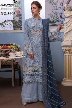 Serene Adan Libas Ravia Vol 3 Salwar Suit Wholesale Catalog 6 Pcs