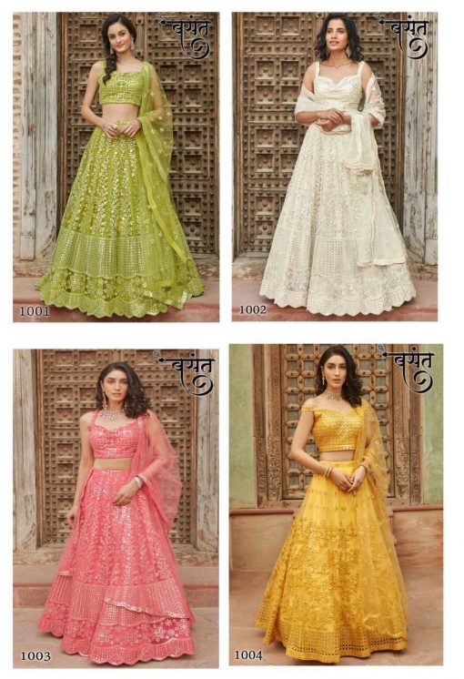 Tejaswee Basant Lehenga Choli Wholesale Catalog 4 Pcs 13 510x746 - Tejaswee Basant Lehenga Choli Wholesale Catalog 4 Pcs