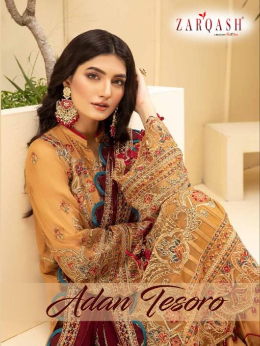 Zarqash Adan Tesoro by Khayyira Salwar Suit Wholesale Catalog 3 Pcs 1 510x679 - Zarqash Adan Tesoro by Khayyira Salwar Suit Wholesale Catalog 3 Pcs