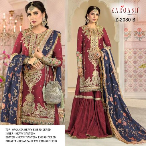 Zarqash Maria B Mbroidered Vol 2 Z 2080 by Khayyira Salwar Suit Wholesale Catalog 3 Pcs 4 510x510 - Zarqash Maria B Mbroidered Vol 2 Z 2080 by Khayyira Salwar Suit Wholesale Catalog 3 Pcs