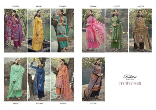 Belliza Festive Fusion Salwar Suit Wholesale Catalog 10 Pcs 14 510x360 - Belliza Festive Fusion Salwar Suit Wholesale Catalog 10 Pcs
