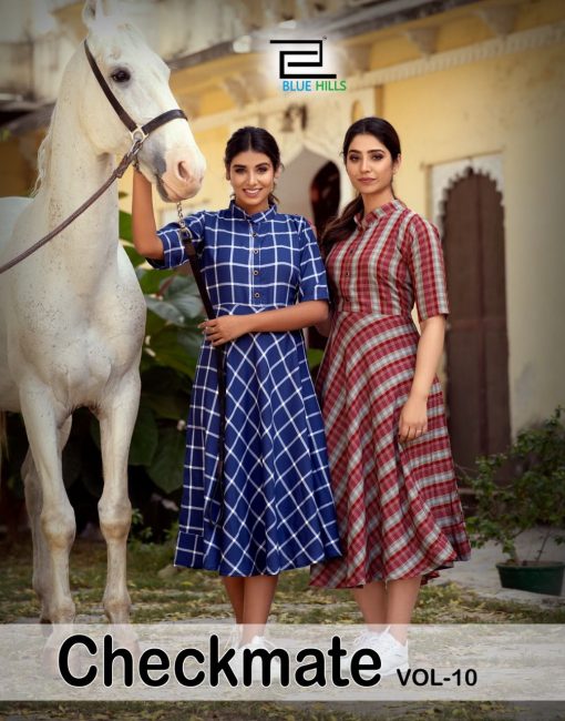 Blue Hills Checkmate Vol 10 Kurti Wholesale Catalog 5 Pcs 5 1 510x650 - Blue Hills Checkmate Vol 10 Kurti Wholesale Catalog 5 Pcs