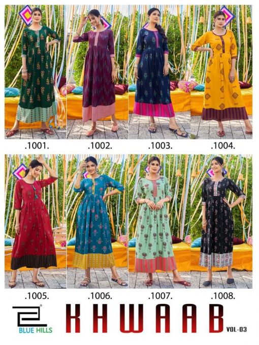 Blue Hills Khwaab Vol 3 Kurti Wholesale Catalog 8 Pcs 12 510x680 - Blue Hills Khwaab Vol 3 Kurti Wholesale Catalog 8 Pcs