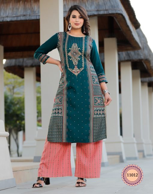 Diya Trends Bibas Vol 11 by Kajal Style Kurti with Palazzo Pant Wholesale Catalog 14 Pcs 12 510x646 - Diya Trends Biba’s Vol 11 by Kajal Style Kurti with Palazzo Pant Wholesale Catalog 14 Pcs