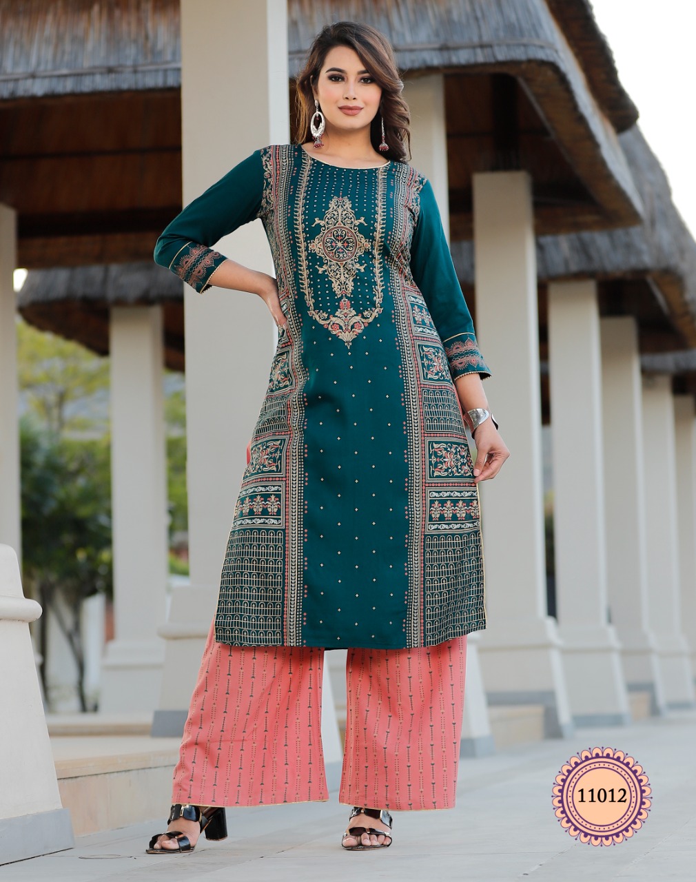 Diya Trends Biba s Vol 11 by Kajal Style Kurti with Palazzo Pant Wholesale Catalog 14 Pcs Suratfabric