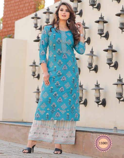 Diya Trends Bibas Vol 11 by Kajal Style Kurti with Palazzo Pant Wholesale Catalog 14 Pcs 4 510x646 - Diya Trends Biba’s Vol 11 by Kajal Style Kurti with Palazzo Pant Wholesale Catalog 14 Pcs