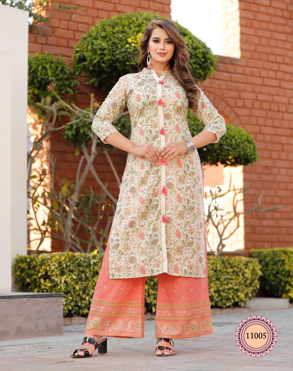 Diya Trends Biba s Vol 11 by Kajal Style Kurti with Palazzo Pant